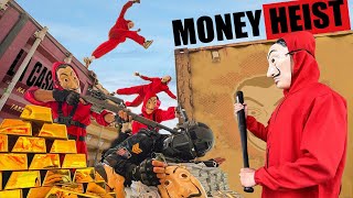 PARKOUR VS MONEY HEIST Bad Guy hunts down and kills the robber who stole the goodsmoney  Epic POV [upl. by Carpet760]