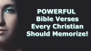 60 POWERFUL Bible Verses Every Christian Should Memorize [upl. by Ericha819]