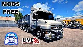 🔴AO VIVO  MODS FREE  ETS 2  150 [upl. by Anyrb]