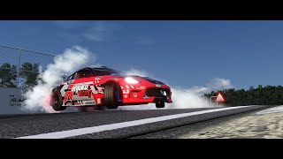 NEW FREE BC Racing Training Facility gets SHREDDED by Enjuku Racing V8 swapped 350z Moza R9 Wheel [upl. by Aiyn201]