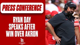 Ryan Day Buckeyes press conference after win over Akron  Ohio State football [upl. by Schwarz]