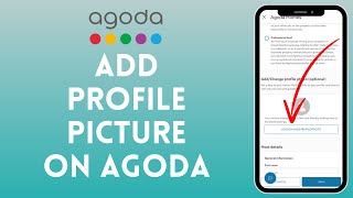 How to Add or Change Profile Picture in Agoda  Update Your Agoda Profile 2024 [upl. by Akinal]