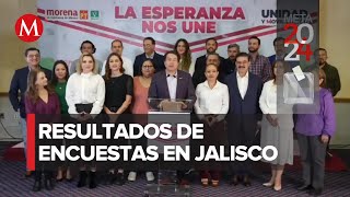 Morena define a ganadores de encuesta en Jalisco [upl. by Nichol751]