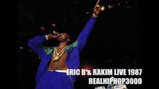 Eric B amp Rakim Live 1987 Def Jam Tour Hip Hop  Hiphop  Rap LL Cool J Public Enemy Def Jam Tour [upl. by Llenyr]