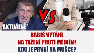 BABIŠ VYTÁHL NA TAŽENÍ PROTI MÉDIÍM KDO JE PRVNÍ NA MUŠCE [upl. by Hterrag]