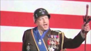 Actual Voice of General Patton starting at 115 vs Hollywood [upl. by Akeylah]