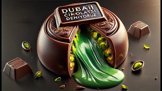 🍫 DUBAİ ÇİKOLATALARINI TEST EDİYORUZ dubaiçikolatası challenge dubai çikolata [upl. by Girardi]