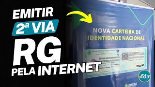 2ª VIA DA IDENTIDADE PELA INTERNET COMO FAZER O NOVO RGCNI CARTEIRA NACIONAL DE IDENTIFICAÇÃO [upl. by Toback]