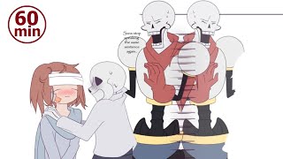 Sans And Frisk The Movie【 Undertale Comic Dub Compilation 】 [upl. by Sergio]