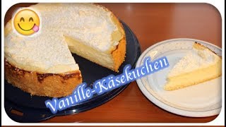 VanilleKäsekuchen  Quarktorte  einfach  lecker  😋 [upl. by Hubbard20]