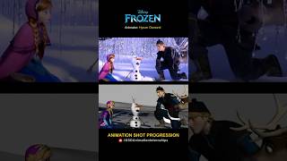 Frozen  Olafs All Things Warm Shot Progression shots [upl. by Yesmar]