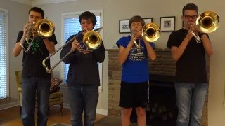 Pirates Of The Caribbean  Trombone Quartet [upl. by Renata501]