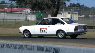 Danny Impellizzeri in Fiat 124 coupe at Leyburn Sprints 2009 [upl. by Abott]