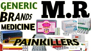 TOP GENERIC MR PAINKILLER MEDICINE BRANDS IN INDIAN MARKET medicine brands dawai painkiller [upl. by Eireva]