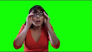 Velma Putting Her Glasses On meme  ScoobyDoo movie Green Screen [upl. by Gnues208]