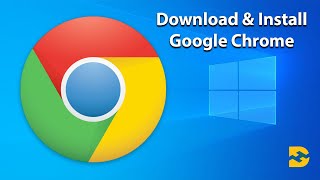 Download amp Install Google Chrome in 2023  Windows 10 [upl. by Bernardine496]