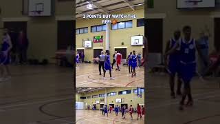 WIZARDS MAGIC BASKETBALL 2 POINTS BUT WATCH THE REF TO SEE WHAT HAPPENS NEXT 🏀🏀🏀 ABSports1 [upl. by Jezebel]