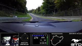 Ford Mustang® GTD Full Sub7Minute Nürburgring Lap [upl. by Duwad693]