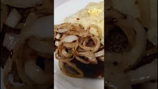 New York Strip Steak Mashed Potatoes String Beans foodie steakdinner subscribe cooking [upl. by Inafets554]