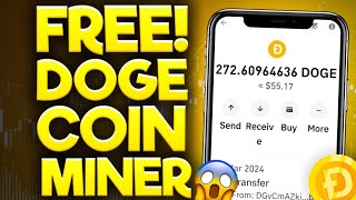 Withdraw FREE 200 DOGE  Best Free Dogecoin Mining Site without investment [upl. by Yhtomit]