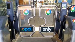 Opal Card Only Ticket Barriers at Olympic Park Station in Operation [upl. by Akerdna]