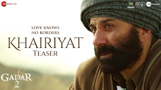 Khairiyat  Teaser  Gadar 2  Sunny Deol Ameesha Patel Utkarsh S Mithoon Arijit Singh Sayeed Q [upl. by Parsifal955]