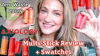 Axiology Multi Stick Review and Swatches [upl. by Sucramed674]