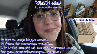 VLOG 3162024GO du TRI du RANGEMENT des SACS pour LA LUTTE CONTRE LE CANCER au SOUTIEN ACTIF [upl. by Howlan142]