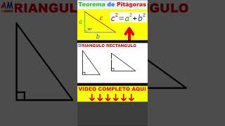 TEOREMA DE PITAGORAS SUPER FACIL PARA PRINCIPIANTES [upl. by Corabel56]