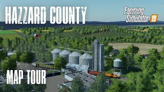 Hazzard County Map Tour  A Brilliant Map  Farming Simulator 19 [upl. by Ellwood100]