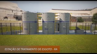 ESTAÇÃO DE TRATAMENTO DE ESGOTO RA ALPHENZ [upl. by Chace]