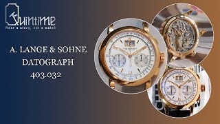 Đồng hồ A Lange and Sohne datograph 403032  Thequintime [upl. by Nylac]