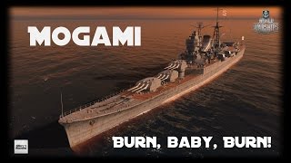 Lets Play World of Warships  Mogami  Burn Baby Burn  Gameplay  German  Deutsch [upl. by Weylin]