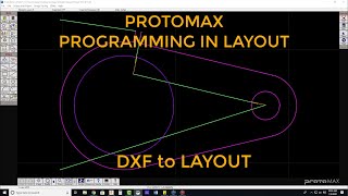 Linkage Widget Waterjet Programming in ProtoMAX Layout [upl. by Gilman842]