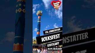 176 Cannstatter Volksfest  Wasen  2023  Rundgang  Stuttgart kirmes volksfest funfair kermis [upl. by Dnilazor]