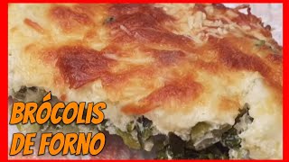 Receita de Brócolis com molho branco gratinado [upl. by Erdnaed277]