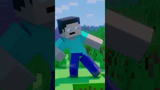 Suddenly Steve himself came closer 😆🤣  steve minecraft minecraftanimation alex [upl. by Constanta981]