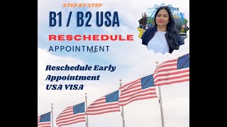 How to Reschedule the US Visa Appointment Quickly  Tips and Tricks  Do it yourself [upl. by Nylarahs809]