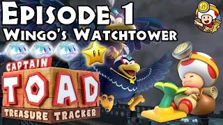 Captain Toad Treasure Tracker  Episode 1  Level 18 Wingos Watchtower [upl. by Nojram]