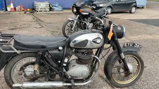 RefD1033 a 1965 BSA A50 500cc Project [upl. by Nyliahs486]