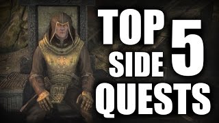 Skyrim  Top 5 Side Quests [upl. by Fanchon566]