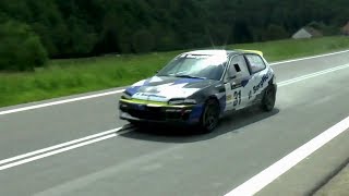 Honda Civic EG K20A2 DOHC iVTEC Flat Out [upl. by Rehpinej]