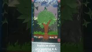 Arpita ki tree I have made a tree painting at home [upl. by Hollyanne]