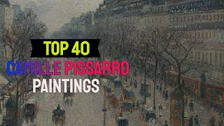 Camille Pissarro paintings  40 Most Famous Camille Pissarro paintings [upl. by Lorilyn306]