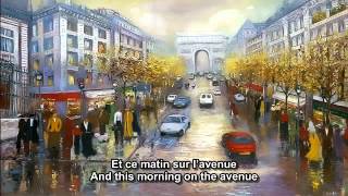 Les ChampsElysees  Joe Dassin  French and English subtitlesmp4 [upl. by Sosthina]