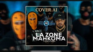 7TOUN Ft LFERDA  LA ZONE MAHKOMA  Cover AI [upl. by Ellehcirt]