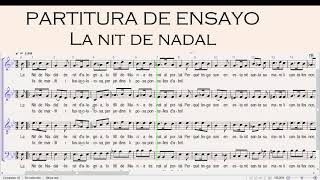 La nit de nadal  Partitura de ensayo soprano [upl. by Bywaters]