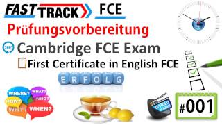 01 FCE Cambridge First Certificate of English Englisch Sprachkurse Prüfungsvorbereitung Info im D [upl. by Ahcatan]