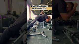 Strong Back  coachhimanshu strongback motivation life lifeadvice lifelessons gym training [upl. by Stinson]