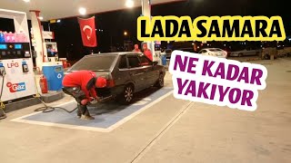 LADA SAMARA NE KADAR YAKIYOR  SAMARA YAKIT TÜKETİMİ [upl. by Ragnar]